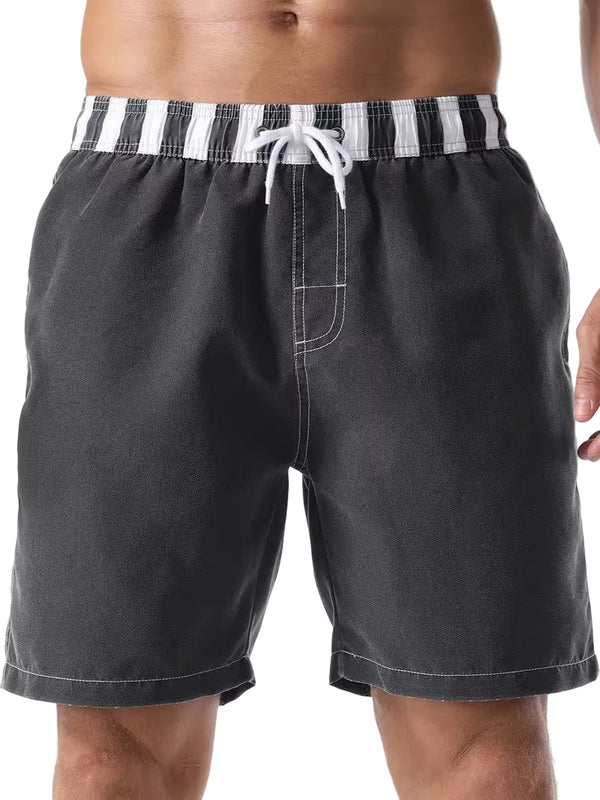 Men’s Shorts with Striped Waist