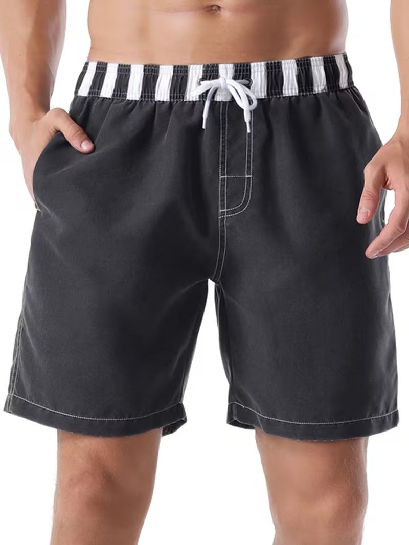 Men’s Shorts with Striped Waist